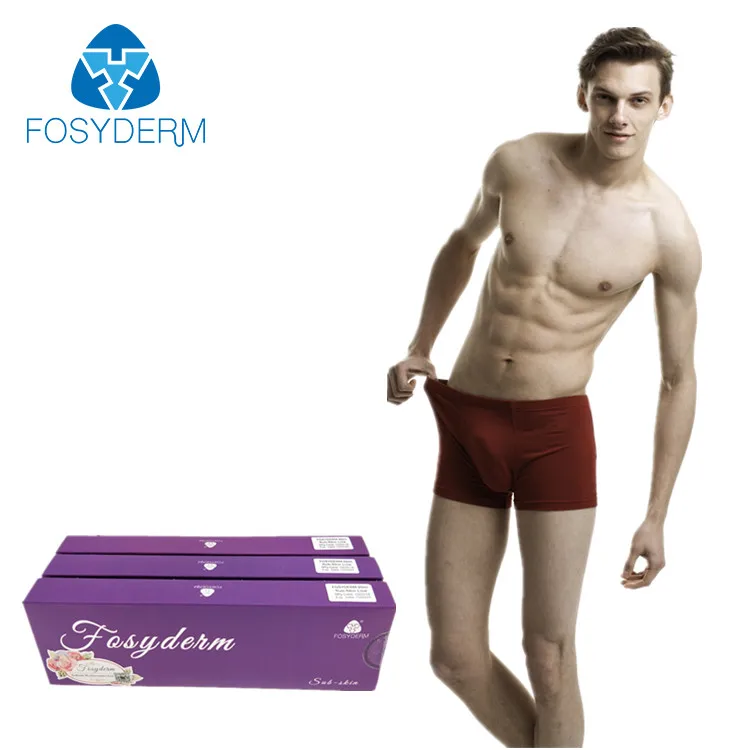 

Fosyderm 10ml 20ml Subskin Hyaluronic Acid Dermal Filler Penis Enlargement Injection For Man, Transparent