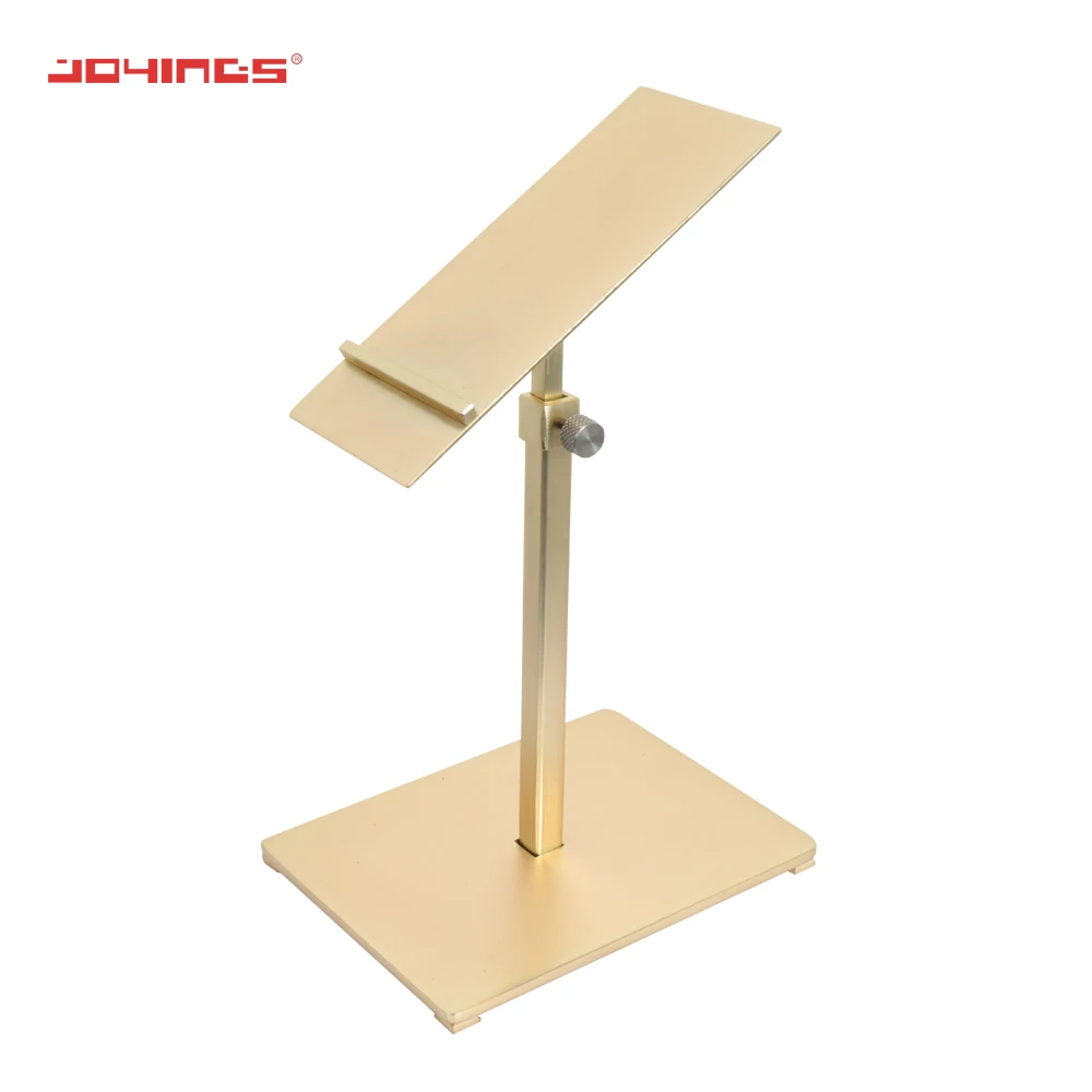 Boutique Golden Coating Stainless Steel Shoe Stand Rack Adjustable Shoe