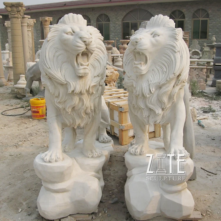 Popular Designs Chinese Granite Front Door Lion Statue Sculpture Buy
