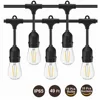 Outdoor LED Commercial String Light with Vintage Edison S14 LED Bulbs for Holiday Garden Patio Christmas Use