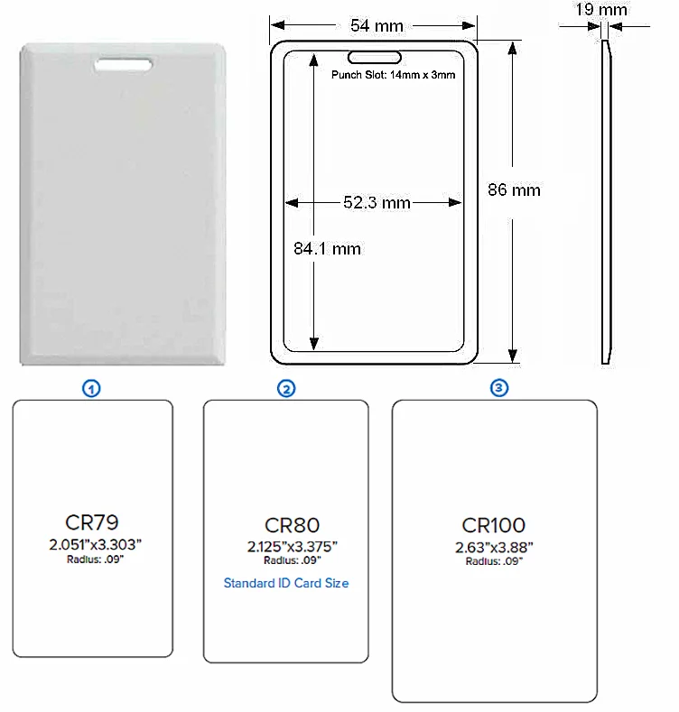 Il 05m смарт карта размера clamshell стандарта mifare ironlogic