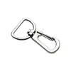 nice metal nickel plated solid strap snap hook