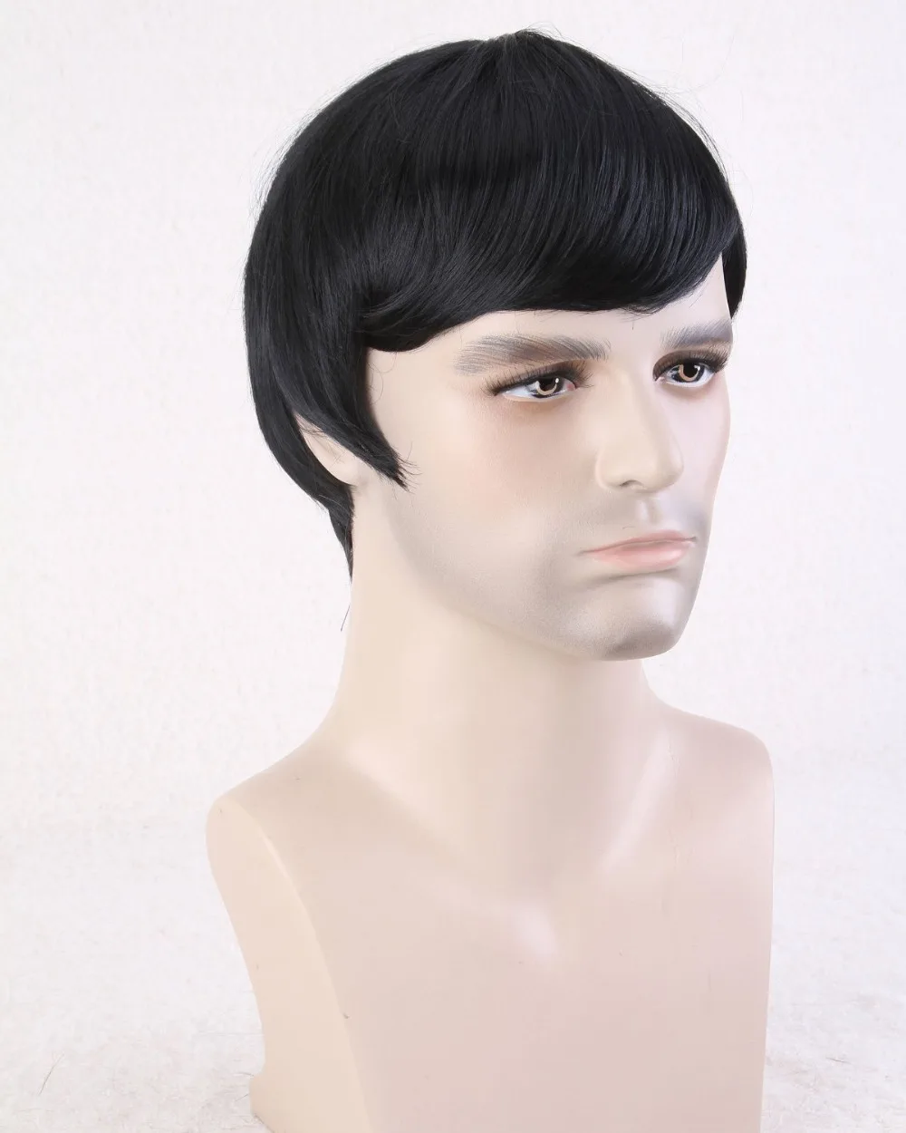 short black wig male