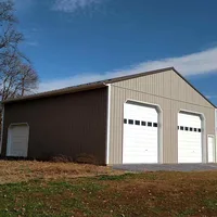 

Galvanized prefab steel frame small storage car garage