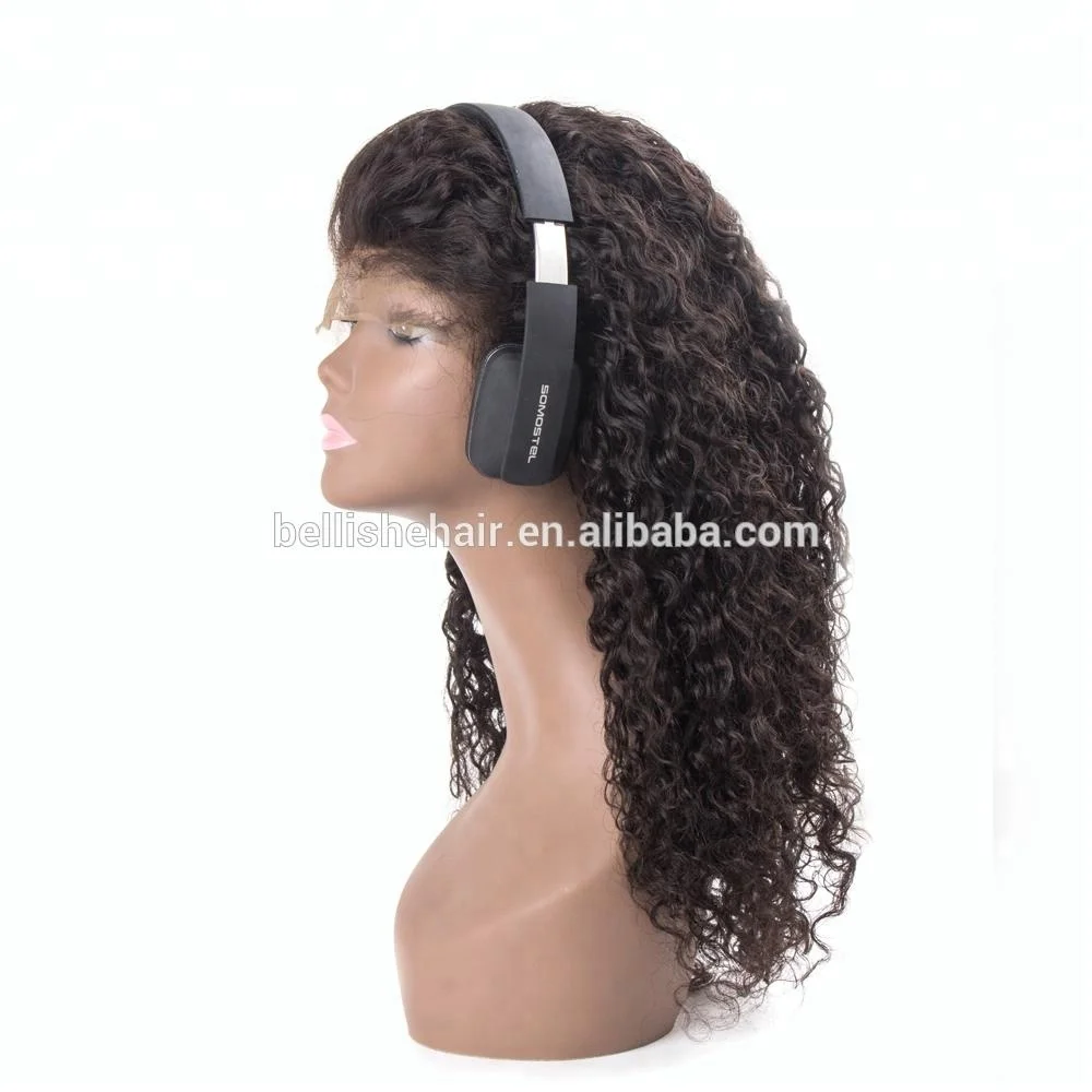 

water wave lace front wig , unprocessed raw human hair wig , wholesale cuticle aligned hair, N/a