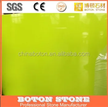 Green Quartz Slab Engineered Quartz Slab Tile Available Pure