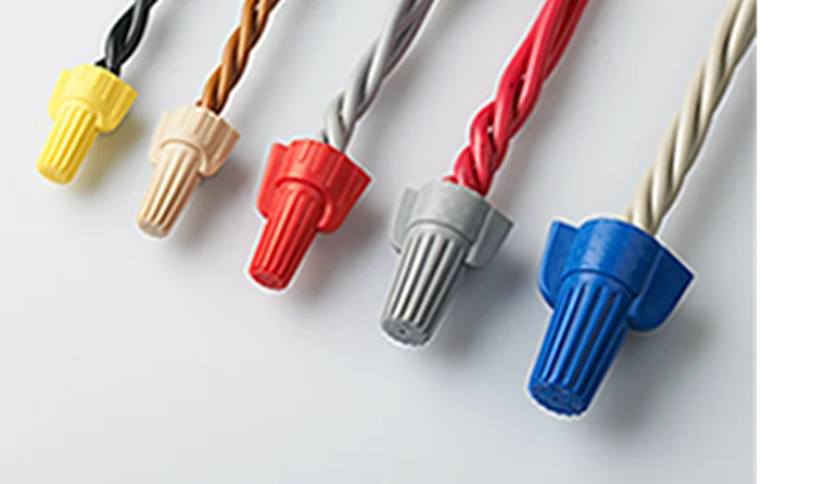 Winged Plastic Wire Nuts Screw Type Wire Connectors Screw