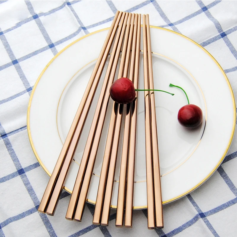 Sushi Stainless Steel Personalized Christmas Wedding Gift Chopstick