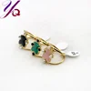 The latest gold ring design split seal split carbon seal double commitment ring