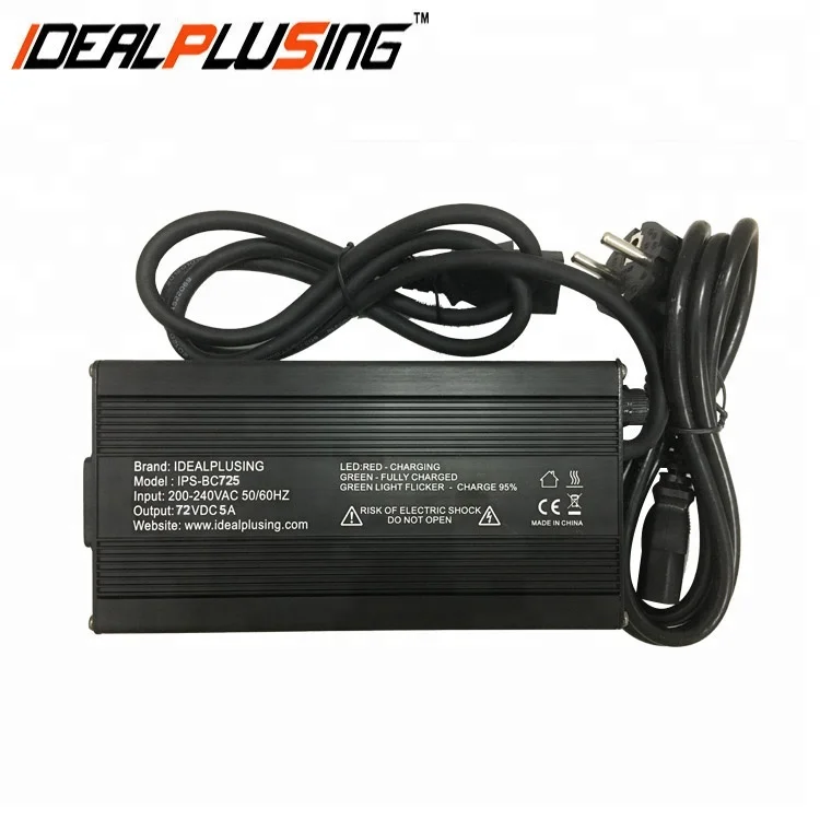 

Wholesale Factory Price 72V 5A lion battery charger for electric motorcycle