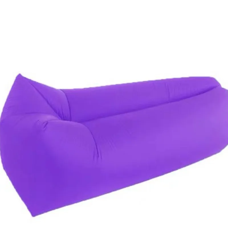 

outdoor lazy bed inflatable 210T ripstop lazy bag, Blue;green;red;pink;purple;grey;black;orange..
