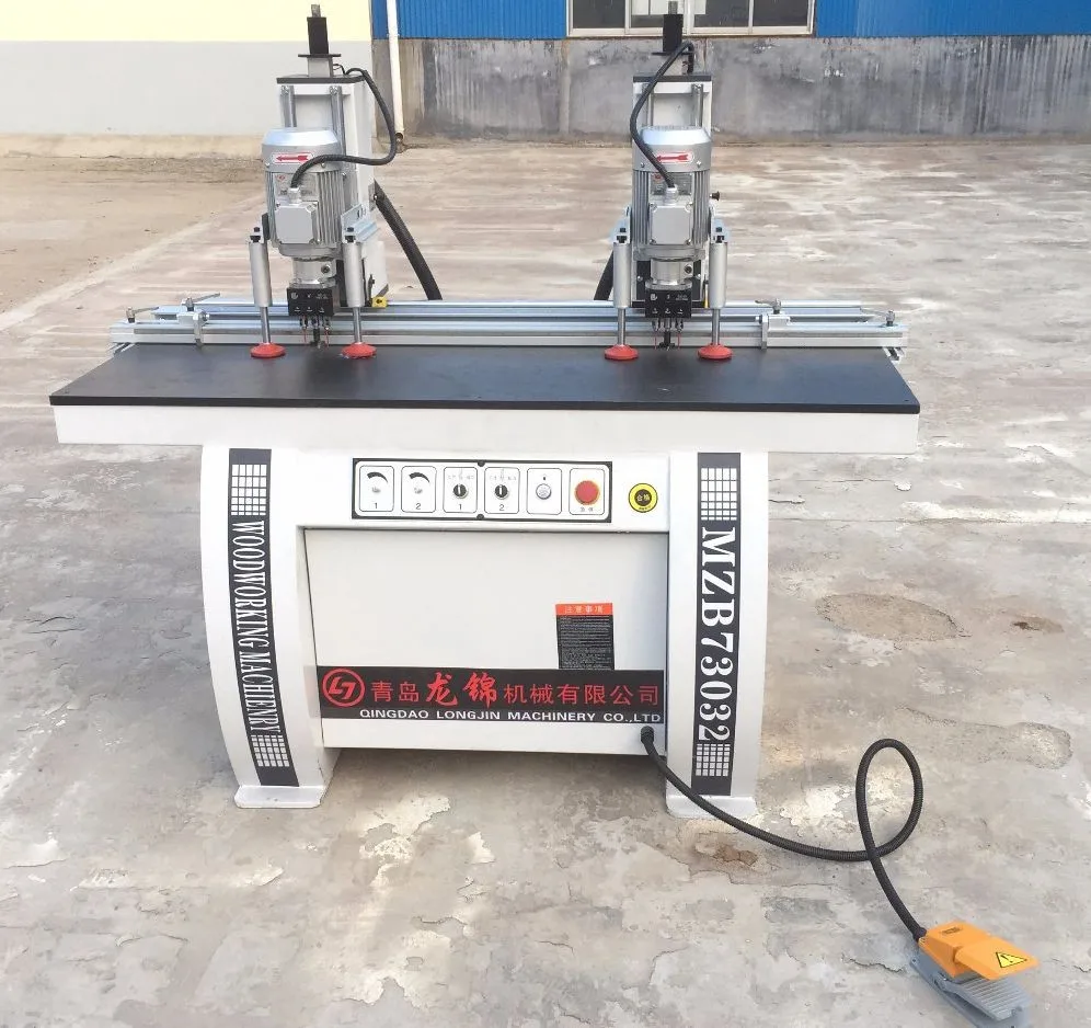 Woodworking Hinge Drilling Machine Mz73032a Two Heads Vertical Hinge
