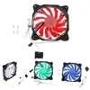 12cm LED Computer Case Fan Solar Eclipse Light Effect Ventilador Ultra light Cooler 3pin 4pin Heatsink for CPU Processor
