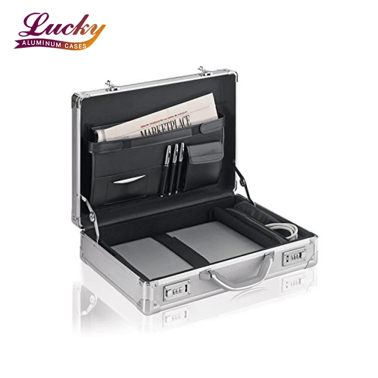 Waterproof Briefcase Aluminum Attache Cases Metal Briefcase For Packing