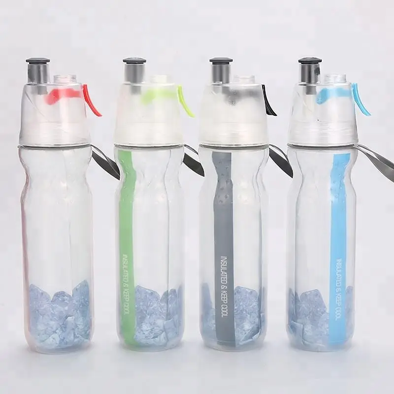 

Mikenda T010 Outdoor sports spray bottle travel portable drinking water bottle plastic spray bottles 500ml, Customized color