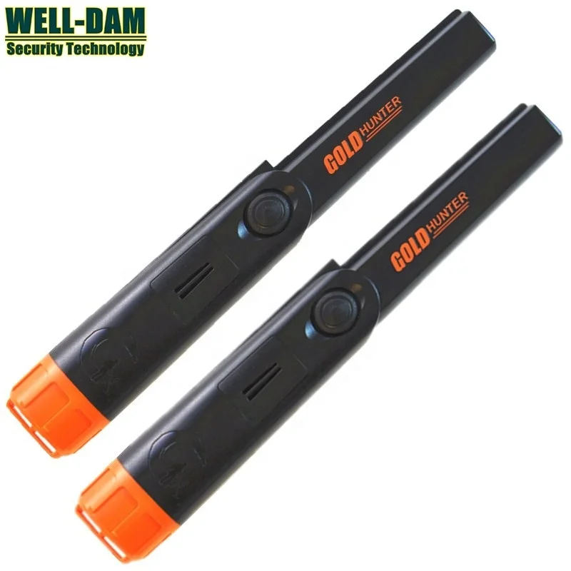 

Free shipping TM high sensitivity hand held gold detector underground metal detector waterproof pinpointer, Orange,black