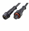 High Quality Black/White IP66 3Pin Connector Waterproof Power Cable AWG18