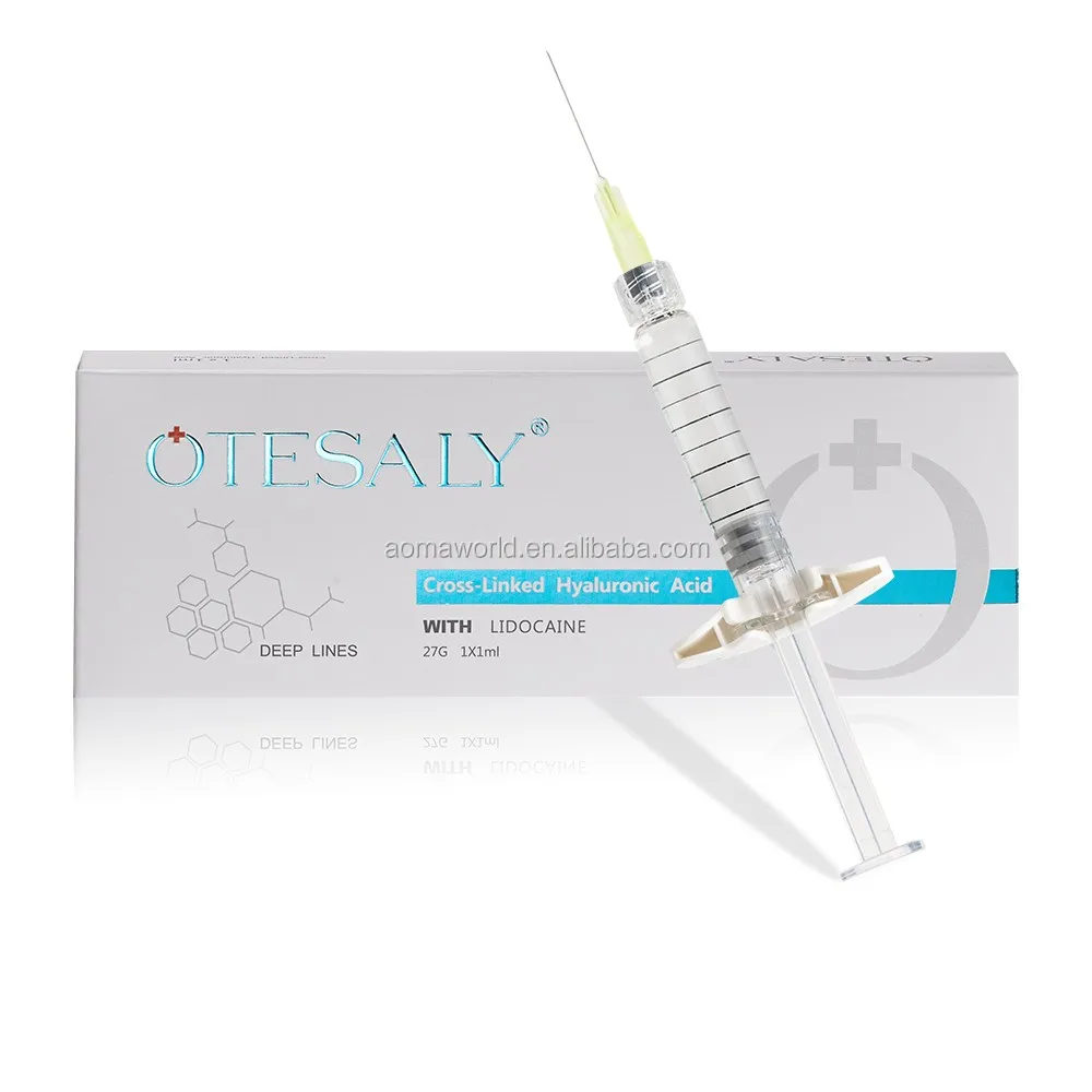 

Top Quality CE ISO Approved 1ml Deep Lines Otesaly Hyaluronic Acid Gel Filler Injection with 0.3% Lido for anti-wrinkle