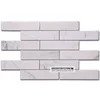 Century Mosaic Honed calacatta 2x8 brick pattern Wall Tile Mosaic