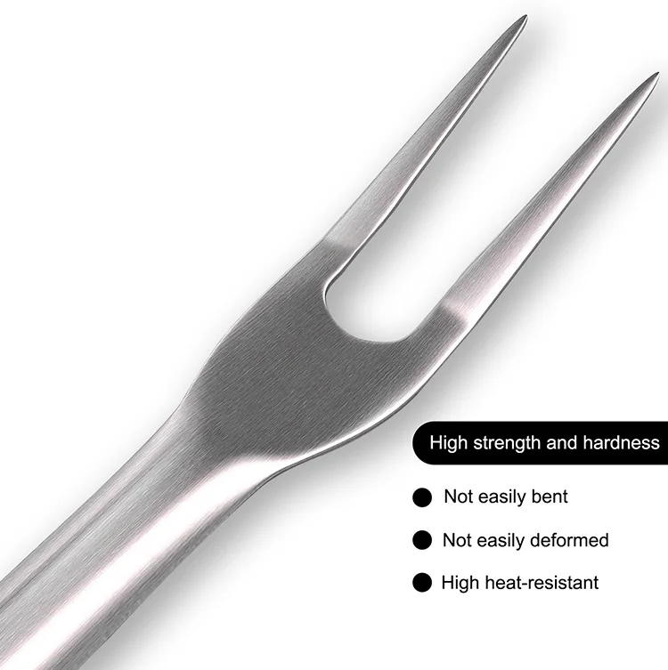 online 2019 Hot Sale  Professional Eco -friendly Food Grade 4pcs BBQ Utensil Set Stainless Steel Barbecue Tool Set