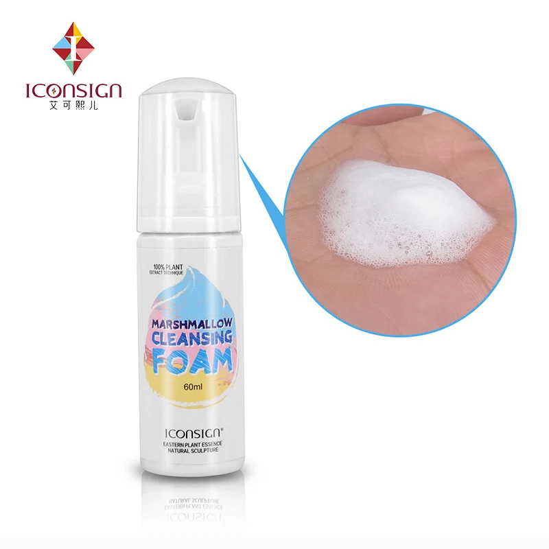 

60ml Wholesale Eyelash Foam Cleanser For Eyelash Extension Private Label Eyelash Cleanser, White