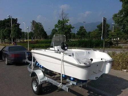 4.8m Small White Frp Fiberglass Fishing Boats For Sale ...