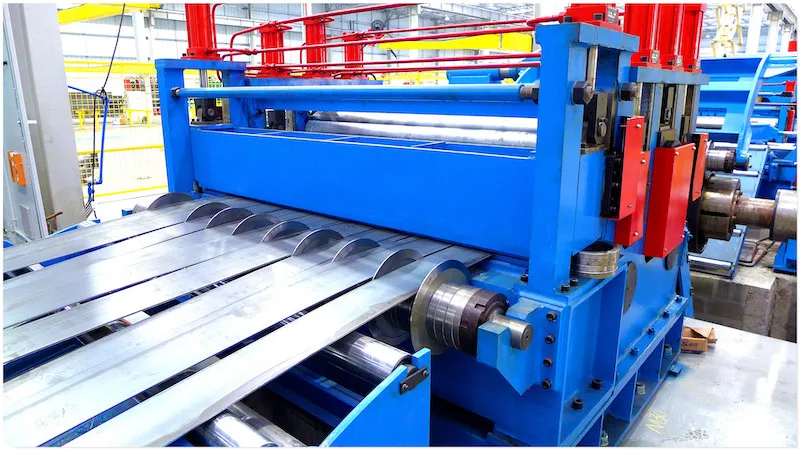 
Maquina de corte cortadora longitudinal para bobina acero 