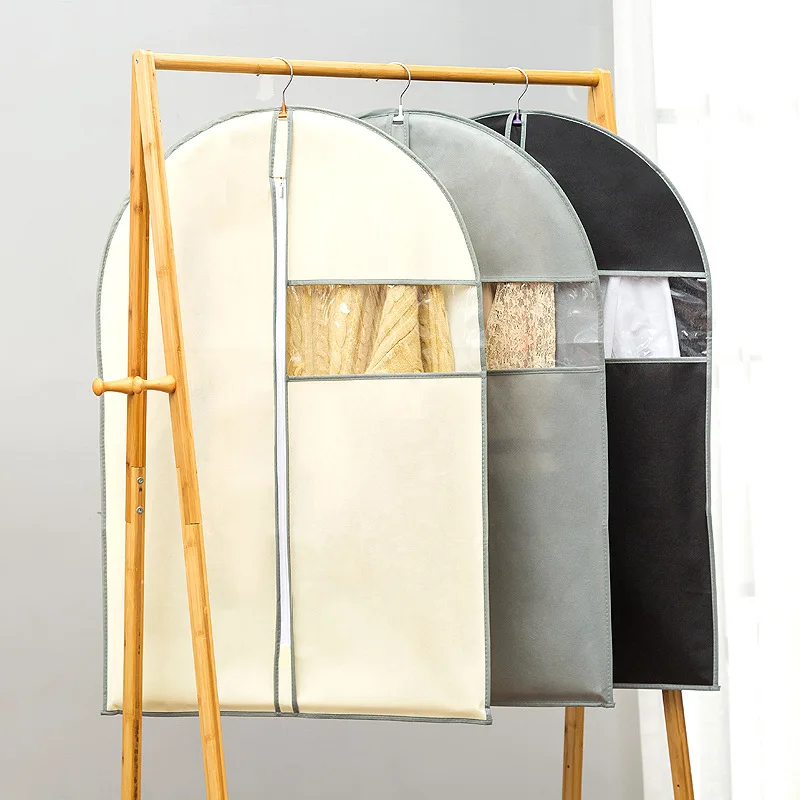 

Three Color Design Wholesale Custom Foldable Non Woven Suit Garment Bag