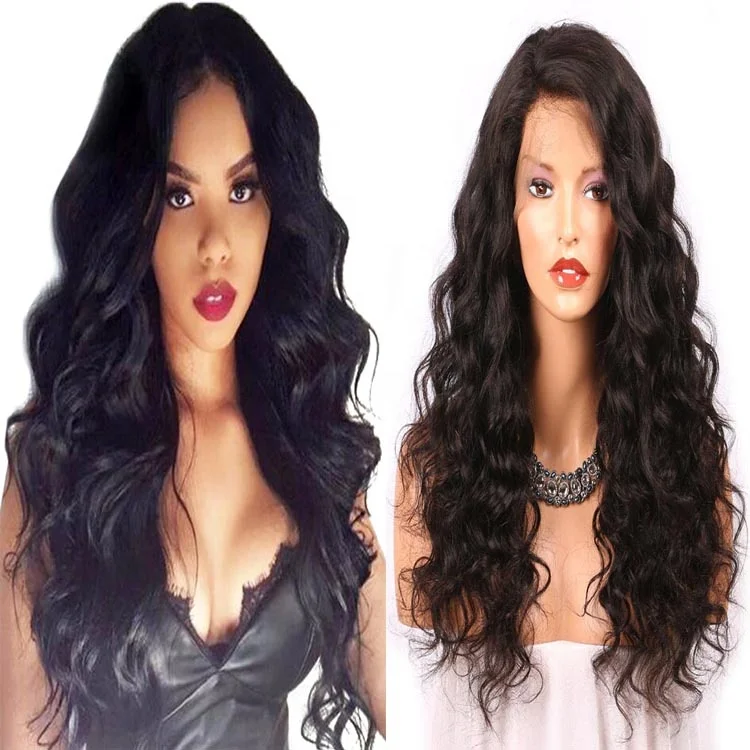 

10A Grade Loose Wave frontal lace Natural hair wigs,top virgin 100% human brazilian hair wigs