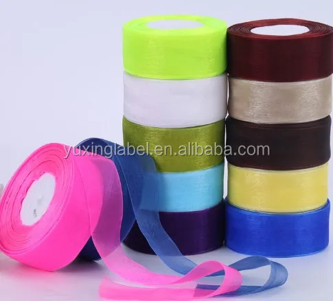 
Crystal Woven Edge Organza Ribbon 