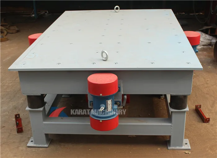 Concrete vibrator electric vibrating table for sale