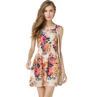 

Casual Summer Chiffon Dress Women Clothes 2019 Sexy Floral Short Beach Dresses