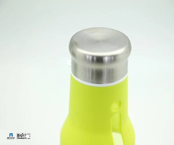BPA free Plastic Non- slip Rubber Grip Sport Water Drinking Bottle