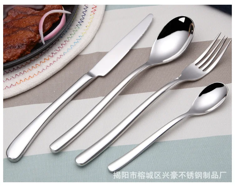 Modern High Quality Hotel Tableware Flatware Set Buy Flatware Set