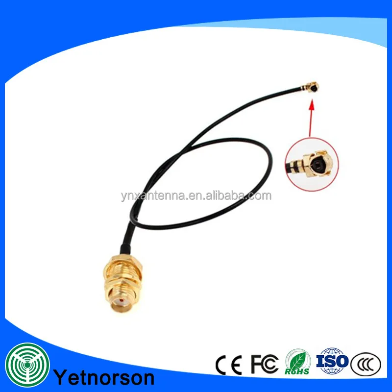 
2.4GHz 5dBi 802.11b/g WiFi Antenna RP-SMA Male Connector For PCI Card USB Wireless Router +IPX-RP SMA Female 1.13 cable 