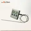 Digital BBQ Thermometer Meat Probe Household Kitchen Food Cooking Roast Grilling Temperature Alarm Timer