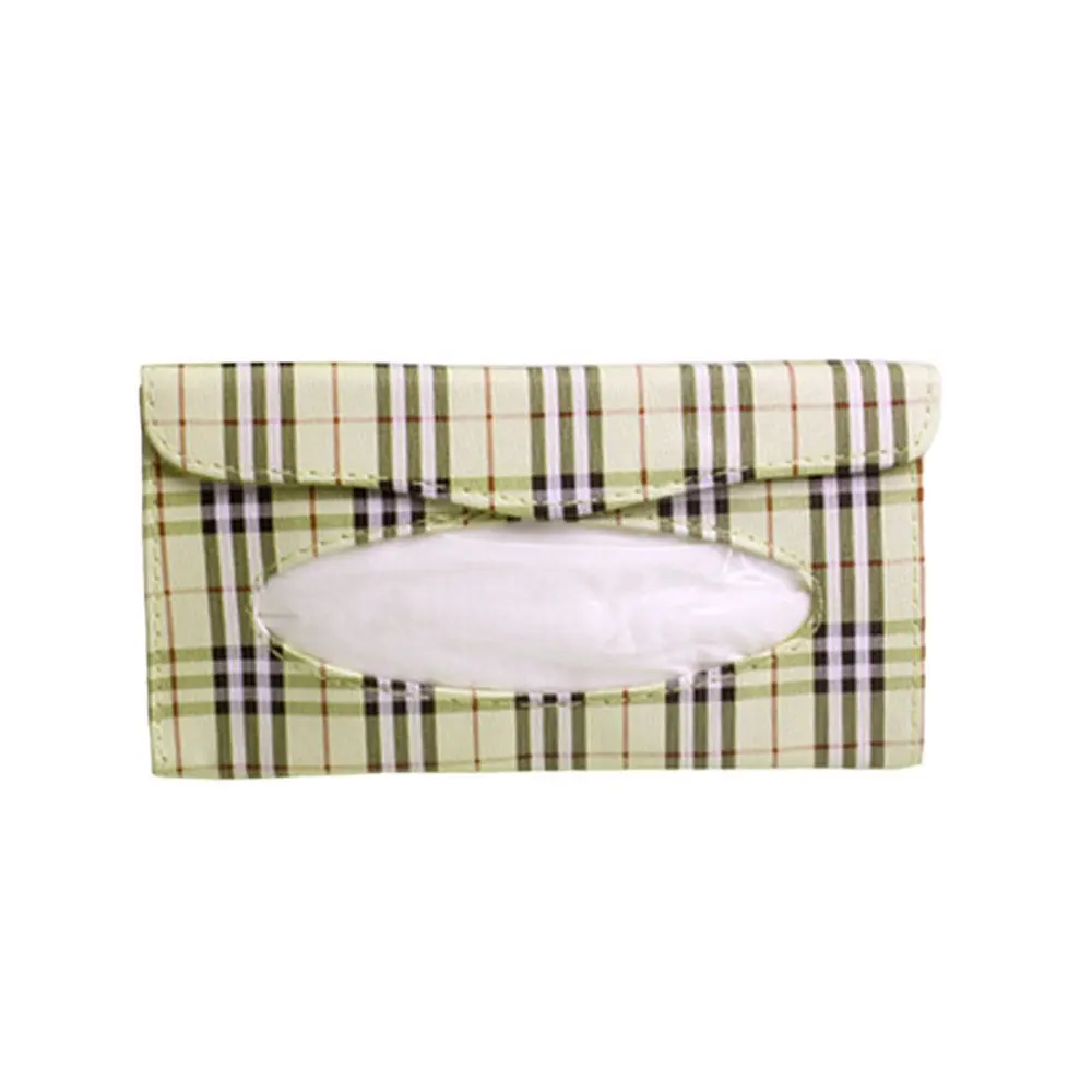 

Car sun visor PU leather tissue box paper napkin clip Auto accessories holder