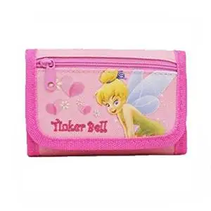 4.5. Disney's Tinkerbell Velcro Tirfold Wallet-Light Pink. 