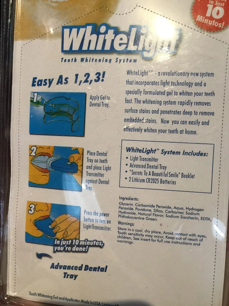 Household Led Teeth Whitening Lamp Light Blue Plastic Bag Or Box Teeth Whitening Light Kits