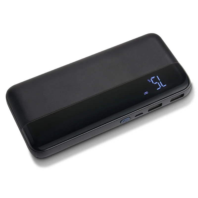 hot sale 2018 2019 trending products factory price digital display 6000mah 10000mah 15000mah  dual usb portable power bank