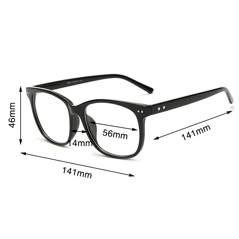 Goson Vintage Nerd Fashion Clear Eyeglasses Clear Lens Retro Eye Glasses Frames