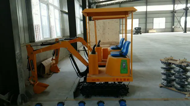 china amusement kids attraction toy excavator digger machine