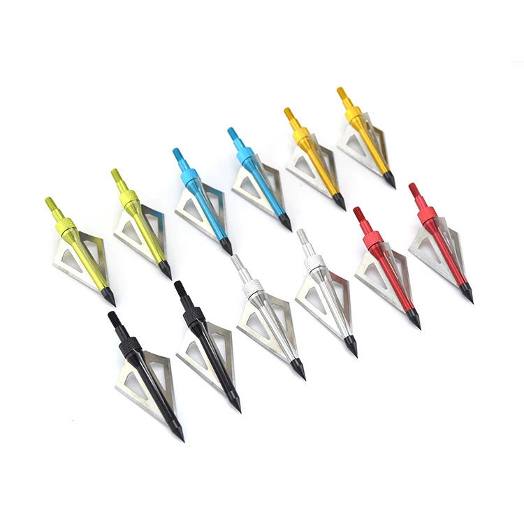 

3 Blades 100 Grain Broadheads for Outdoors Hunting 6pcs Pack