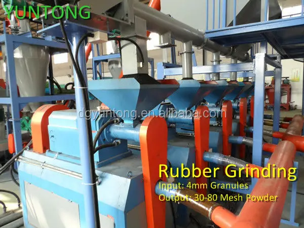 
Rubber Powder Grinding machine Used Rubber tire grinding machine waste tire grinding 