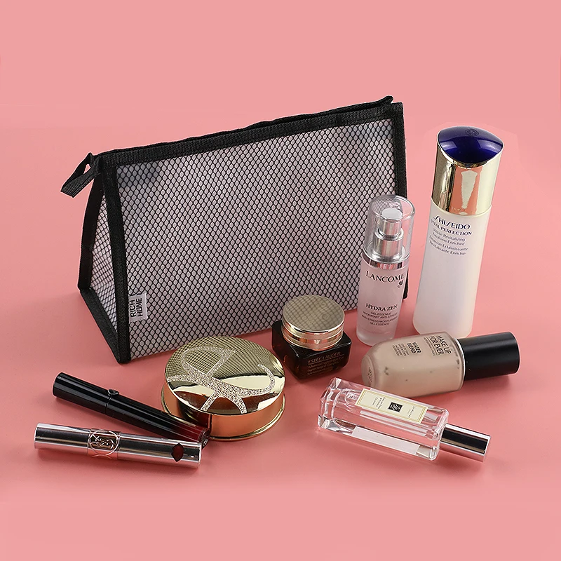 black cosmetic bag