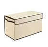 Kids Collapsible Toy Storage Box with Flip-Top Lid