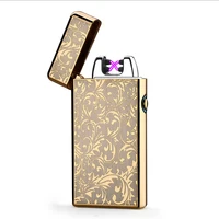 

Gerui JL-491V custom promotion gift modern lighters refillable novelty outdoor arc perfect cigarette lighter in china