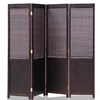Chinese style room divider, solid wood folding screen, office antique wooden screen.