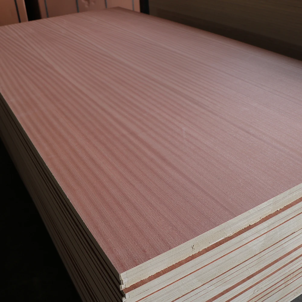 Linyi Gaotong 6mm Double Sides Textured Melamine Paper Overlay Plywood