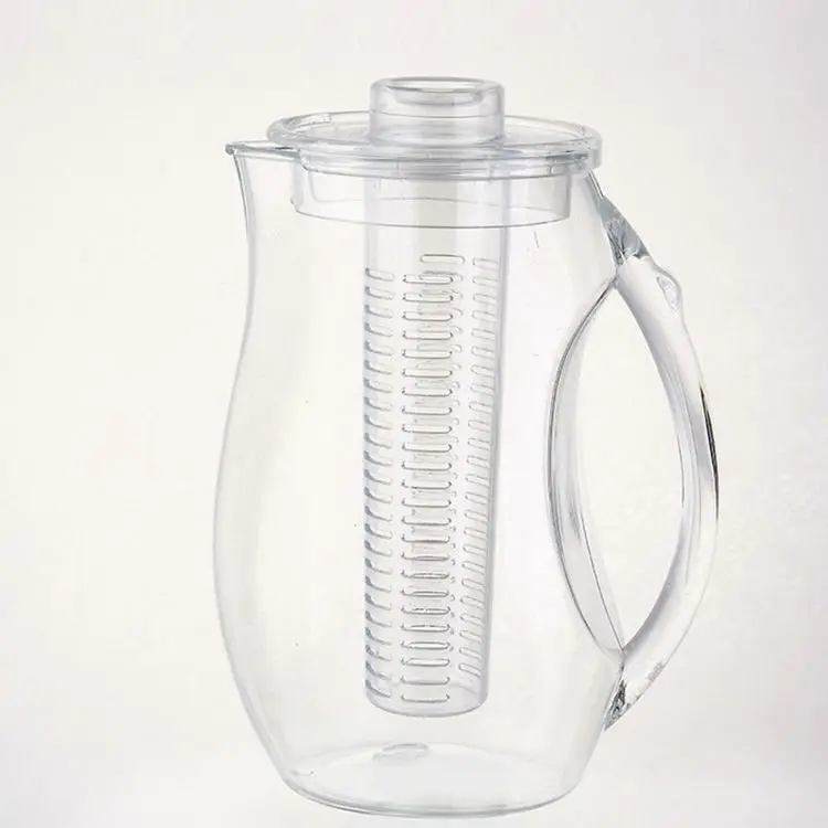 1.5 Gallon Ice Cooler Jug Reusable Plastic Pitcher With Lid 6l  Polycarbonate Frosted Water Pitcher - Buy Water Pitcher,Plastic Pitcher  With Lid,Ice